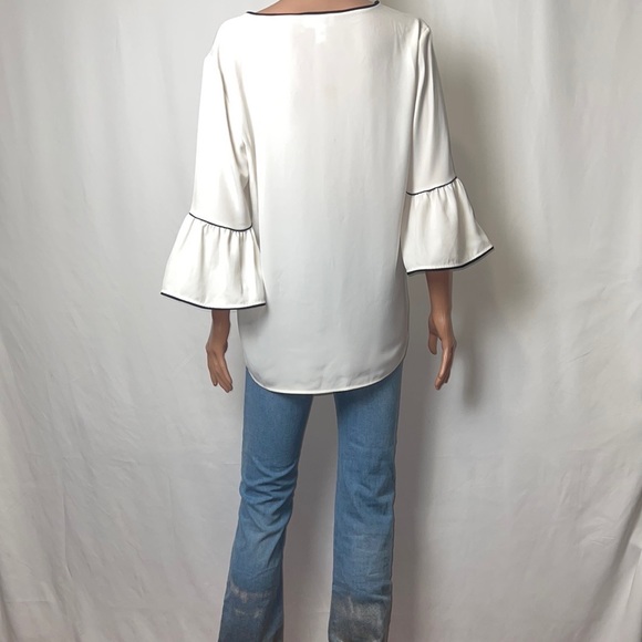 Calvin Klein Tunic Blouse White. Size Medium. - Picture 10 of 10